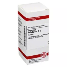 ARGENTUM METALLICUM D 6 compresse, 80 pz