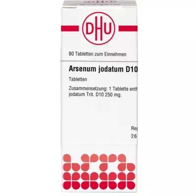 ARSENUM JODATUM D 10 compresse, 80 pz