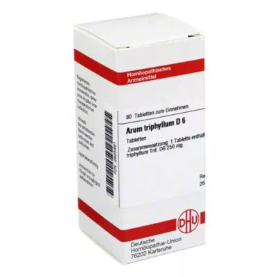 ARUM TRIPHYLLUM D 6 compresse, 80 pz ARUM TRIPHYLLUM D 6 compresse, 80 pz