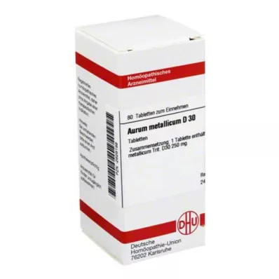 AURUM METALLICUM D 30 compresse, 80 pz
