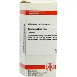 AVENA SATIVA D 4 compresse, 80 pz