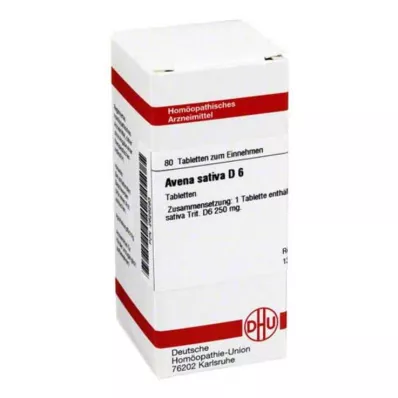 AVENA SATIVA D 6 compresse, 80 pz