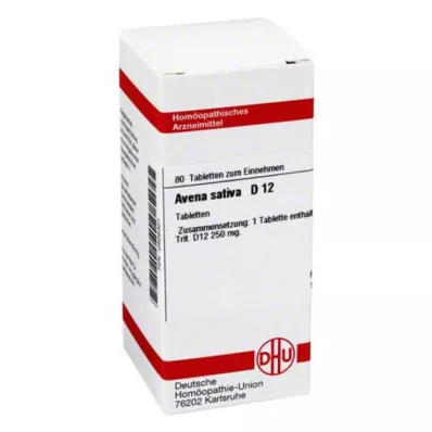 AVENA SATIVA D 12 compresse, 80 pz