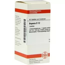 BRYONIA D 12 compresse, 80 pz