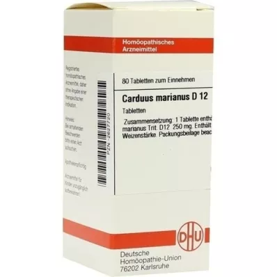 CARDUUS MARIANUS D 12 compresse, 80 pz