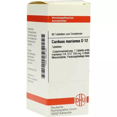 CARDUUS MARIANUS D 12 compresse, 80 pz CARDUUS MARIANUS D 12 compresse, 80 pz