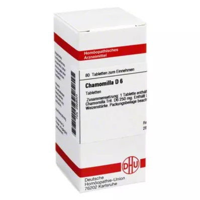 CHAMOMILLA D 6 compresse, 80 pz