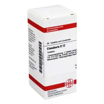 CINNABARIS D 12 compresse, 80 pz CINNABARIS D 12 compresse, 80 pz