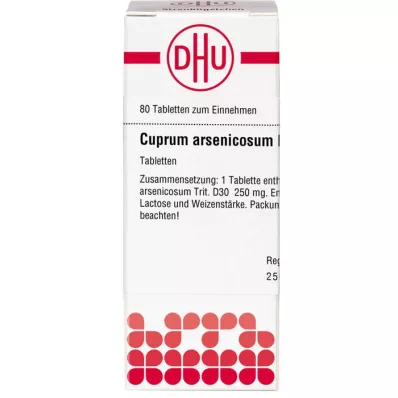 CUPRUM ARSENICOSUM D 30 compresse, 80 pz