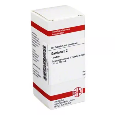 DAMIANA D 2 compresse, 80 pz DAMIANA D 2 compresse, 80 pz