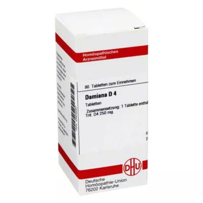 DAMIANA D 4 compresse, 80 pz DAMIANA D 4 compresse, 80 pz