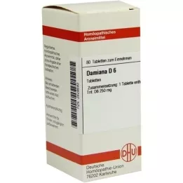 DAMIANA D 6 compresse, 80 pz