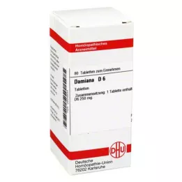 DAMIANA D 6 compresse, 80 pz