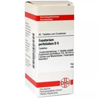 EUPATORIUM PERFOLIATUM D 6 compresse, 80 pz