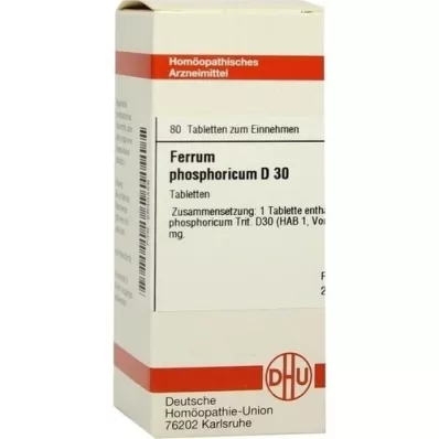 FERRUM PHOSPHORICUM D 30 compresse, 80 pz