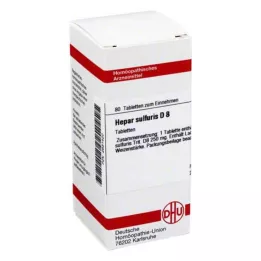 HEPAR SULFURIS D 8 compresse, 80 pz