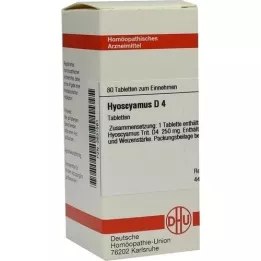 HYOSCYAMUS D 4 compresse, 80 pz