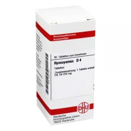 HYOSCYAMUS D 4 compresse, 80 pz