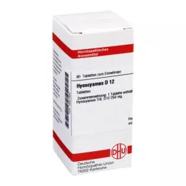 HYOSCYAMUS D 12 compresse, 80 pz