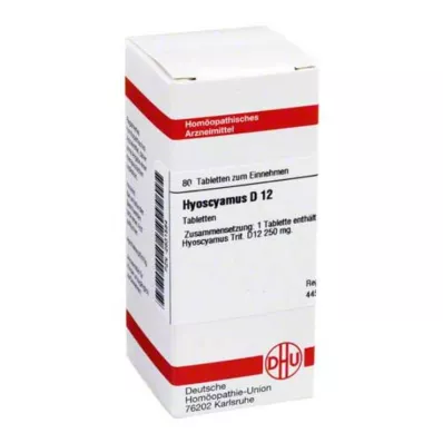 HYOSCYAMUS D 12 compresse, 80 pz