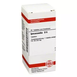 IPECACUANHA D 6 compresse, 80 pz