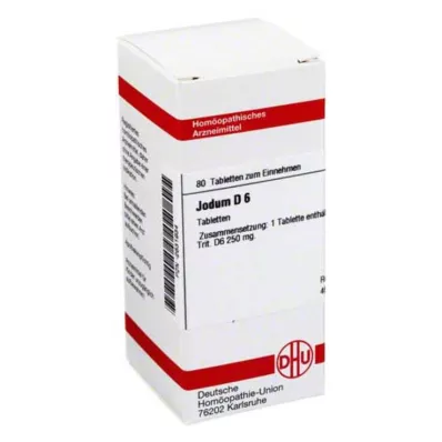 JODUM D 6 compresse, 80 pz