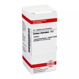 KALIUM CHLORATUM D 3 compresse, 80 pz