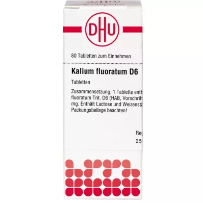 KALIUM FLUORATUM D 6 compresse, 80 pz