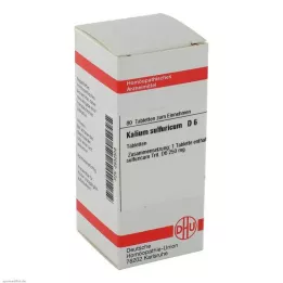 KALIUM SULFURICUM D 6 compresse, 80 pz