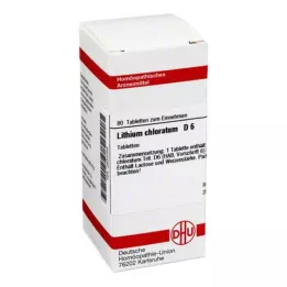 LITHIUM CHLORATUM D 6 compresse, 80 pz