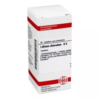 LITHIUM CHLORATUM D 6 compresse, 80 pz