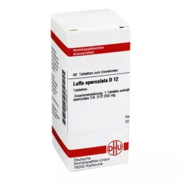LUFFA OPERCULATA D 12 compresse, 80 pz