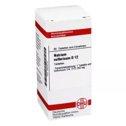 NATRIUM SULFURICUM D 12 compresse, 80 pz