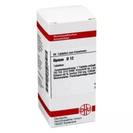 OPIUM D 12 compresse, 80 pz