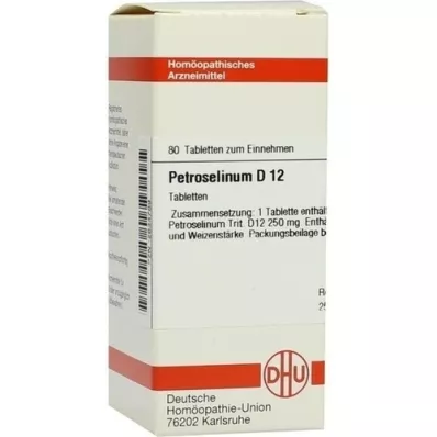 PETROSELINUM D 12 compresse, 80 pz