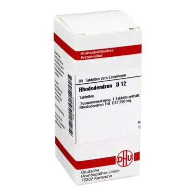 RHODODENDRON D 12 compresse, 80 pz
