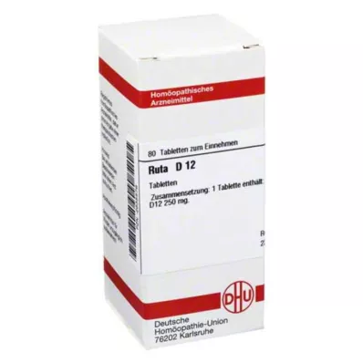 RUTA D 12 compresse, 80 pz