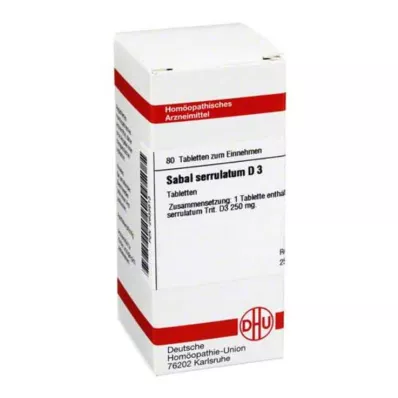 SABAL SERRULATUM D 3 compresse, 80 pz