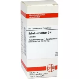 SABAL SERRULATUM D 4 compresse, 80 pz