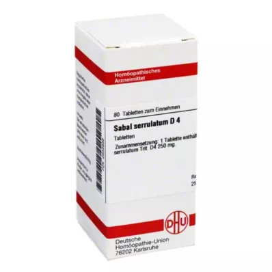 SABAL SERRULATUM D 4 compresse, 80 pz SABAL SERRULATUM D 4 compresse, 80 pz