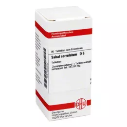 SABAL SERRULATUM D 6 compresse, 80 pz