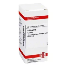 SABINA D 6 compresse, 80 pz