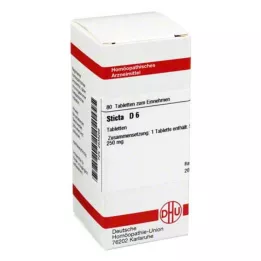 STICTA D 6 compresse, 80 pz