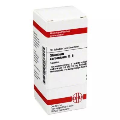 STRONTIUM CARBONICUM D 6 compresse, 80 pz STRONTIUM CARBONICUM D 6 compresse, 80 pz
