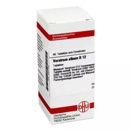 VERATRUM ALBUM D 12 compresse, 80 pz