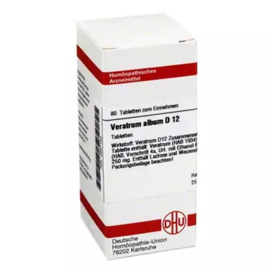 VERATRUM ALBUM D 12 compresse, 80 pz