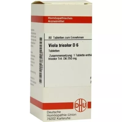 VIOLA TRICOLOR D 6 compresse, 80 pz