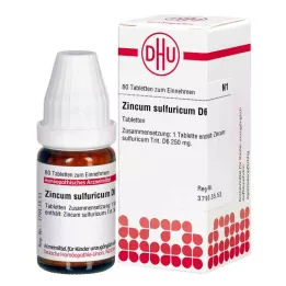 ZINCUM SULFURICUM D 6 compresse, 80 pz