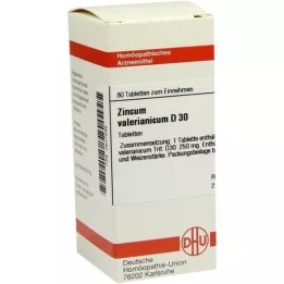 ZINCUM VALERIANICUM D 30 compresse, 80 pz