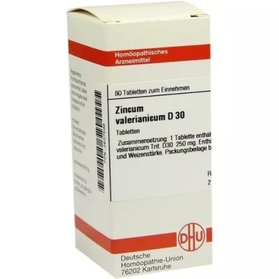 ZINCUM VALERIANICUM D 30 compresse, 80 pz